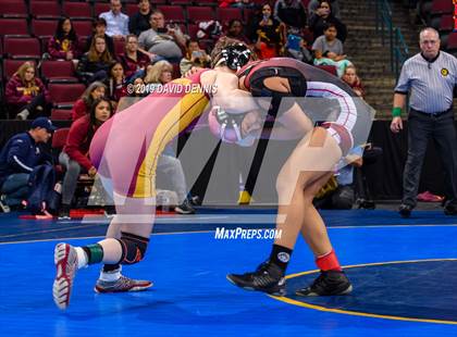 Thumbnail 2 in CIF State Girls Wrestling Championships (Semifinals) photogallery.