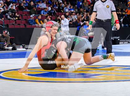 Thumbnail 1 in CIF State Girls Wrestling Championships (Semifinals) photogallery.