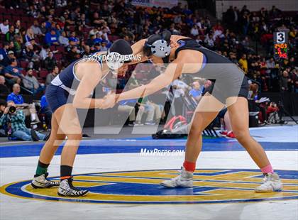 Thumbnail 2 in CIF State Girls Wrestling Championships (Semifinals) photogallery.