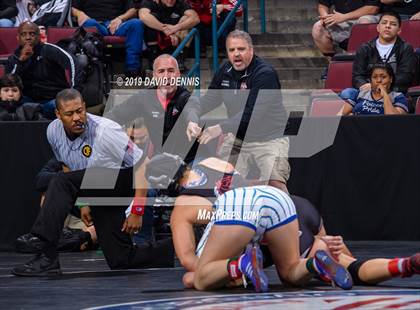 Thumbnail 3 in CIF State Girls Wrestling Championships (Semifinals) photogallery.