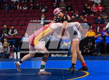 Thumbnail 3 in CIF State Girls Wrestling Championships (Semifinals) photogallery.