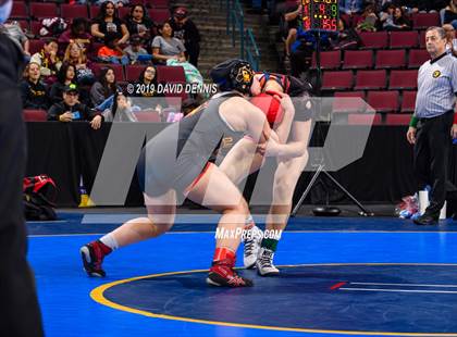Thumbnail 2 in CIF State Girls Wrestling Championships (Semifinals) photogallery.