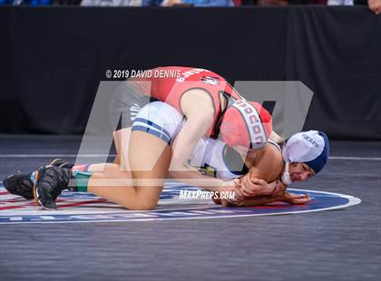 Thumbnail 1 in CIF State Girls Wrestling Championships (Semifinals) photogallery.