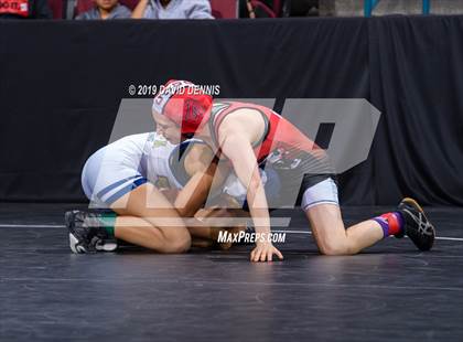 Thumbnail 2 in CIF State Girls Wrestling Championships (Semifinals) photogallery.