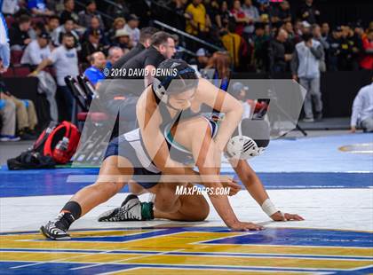 Thumbnail 2 in CIF State Girls Wrestling Championships (Semifinals) photogallery.