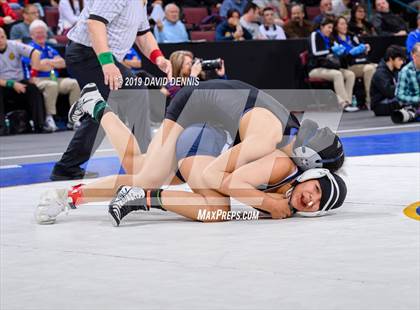 Thumbnail 1 in CIF State Girls Wrestling Championships (Semifinals) photogallery.