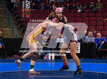 Thumbnail 1 in CIF State Girls Wrestling Championships (Semifinals) photogallery.