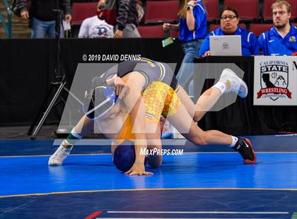 Thumbnail 2 in CIF State Girls Wrestling Championships (Semifinals) photogallery.
