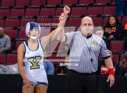 Thumbnail 2 in CIF State Girls Wrestling Championships (Semifinals) photogallery.
