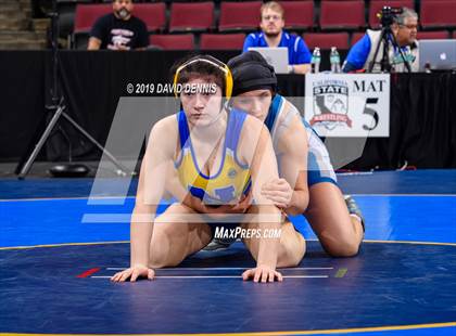 Thumbnail 2 in CIF State Girls Wrestling Championships (Semifinals) photogallery.