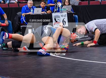 Thumbnail 3 in CIF State Girls Wrestling Championships (Semifinals) photogallery.