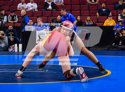 Thumbnail 2 in CIF State Girls Wrestling Championships (Semifinals) photogallery.