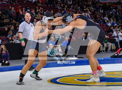 Thumbnail 3 in CIF State Girls Wrestling Championships (Semifinals) photogallery.