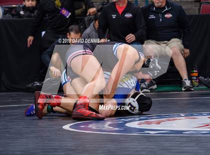 Thumbnail 3 in CIF State Girls Wrestling Championships (Semifinals) photogallery.