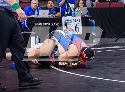 Thumbnail 1 in CIF State Girls Wrestling Championships (Semifinals) photogallery.