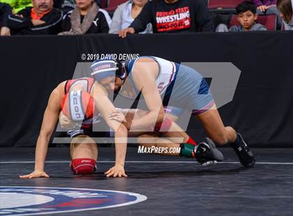 Thumbnail 3 in CIF State Girls Wrestling Championships (Semifinals) photogallery.