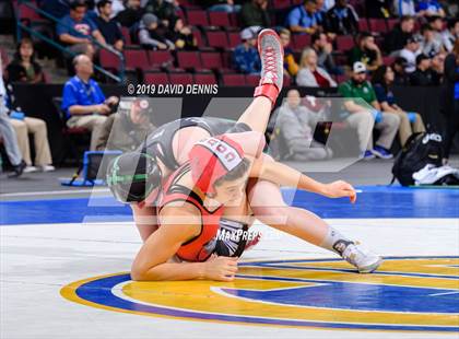 Thumbnail 2 in CIF State Girls Wrestling Championships (Semifinals) photogallery.