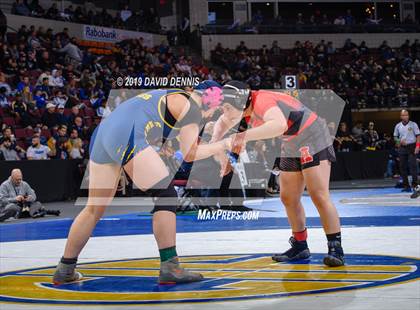 Thumbnail 2 in CIF State Girls Wrestling Championships (Semifinals) photogallery.
