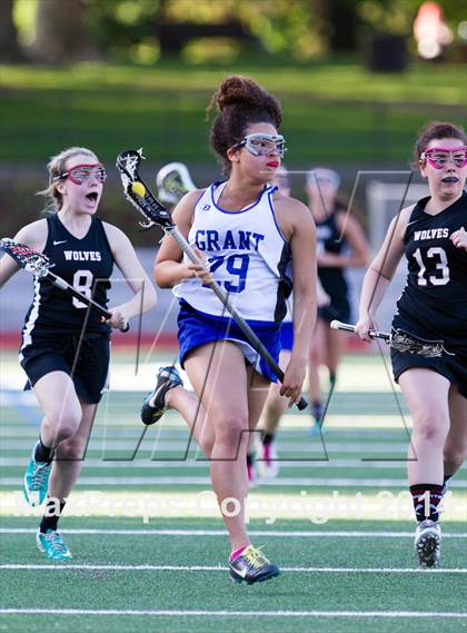 Thumbnail 3 in Tualatin vs Grant (Oregon Girls Lacrosse Association Playoff) photogallery.