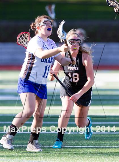 Thumbnail 3 in Tualatin vs Grant (Oregon Girls Lacrosse Association Playoff) photogallery.