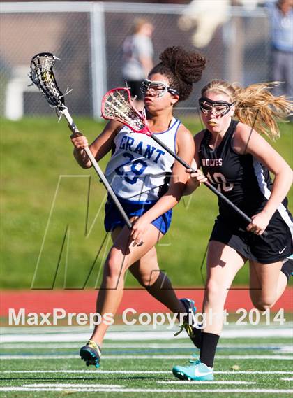 Thumbnail 1 in Tualatin vs Grant (Oregon Girls Lacrosse Association Playoff) photogallery.