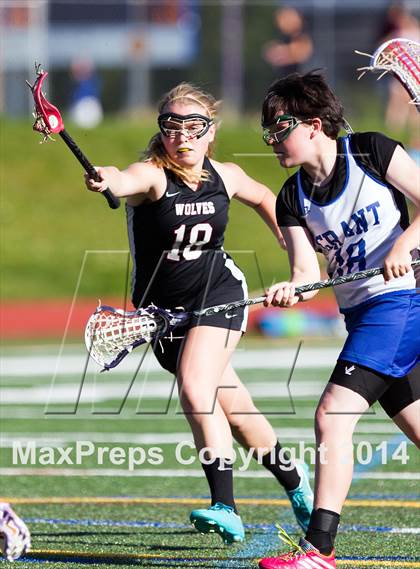 Thumbnail 3 in Tualatin vs Grant (Oregon Girls Lacrosse Association Playoff) photogallery.