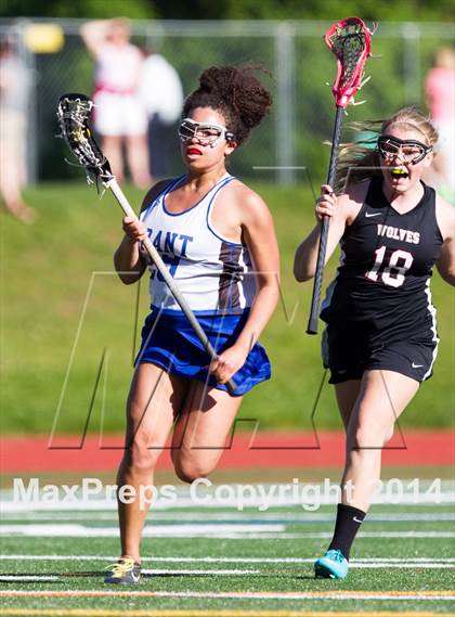 Thumbnail 3 in Tualatin vs Grant (Oregon Girls Lacrosse Association Playoff) photogallery.