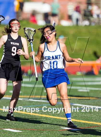Thumbnail 2 in Tualatin vs Grant (Oregon Girls Lacrosse Association Playoff) photogallery.