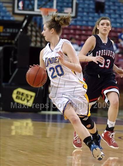 Thumbnail 2 in Modesto Christian vs. Linden (CIF SJS D4 Final) photogallery.