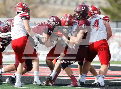 Thumbnail 1 in Grantsville vs. Morgan (UHSAA 3A Semifinal) photogallery.