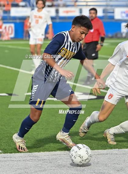 Thumbnail 2 in Celina vs Stephenville (UIL 4A Boys Soccer State Semifinal) photogallery.