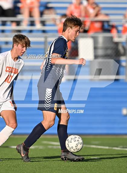 Thumbnail 3 in Celina vs Stephenville (UIL 4A Boys Soccer State Semifinal) photogallery.