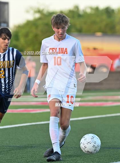 Thumbnail 2 in Celina vs Stephenville (UIL 4A Boys Soccer State Semifinal) photogallery.