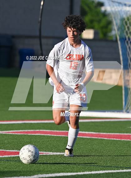 Thumbnail 2 in Celina vs Stephenville (UIL 4A Boys Soccer State Semifinal) photogallery.