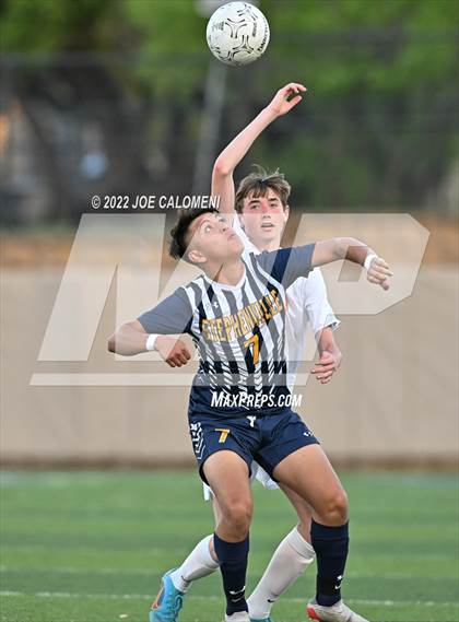 Thumbnail 2 in Celina vs Stephenville (UIL 4A Boys Soccer State Semifinal) photogallery.