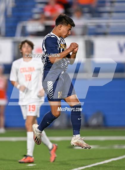 Thumbnail 1 in Celina vs Stephenville (UIL 4A Boys Soccer State Semifinal) photogallery.