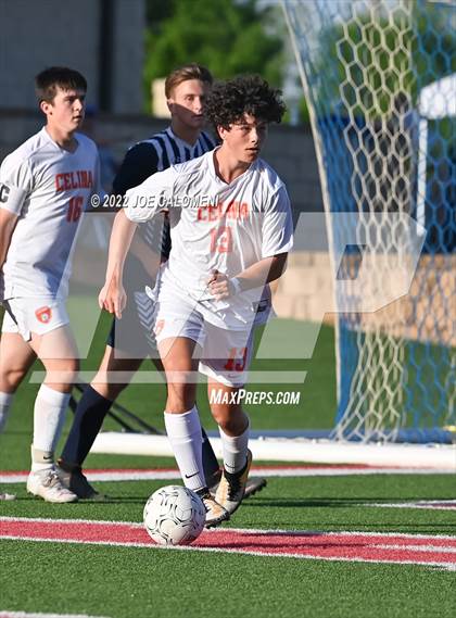 Thumbnail 2 in Celina vs Stephenville (UIL 4A Boys Soccer State Semifinal) photogallery.