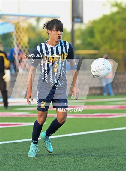 Thumbnail 1 in Celina vs Stephenville (UIL 4A Boys Soccer State Semifinal) photogallery.