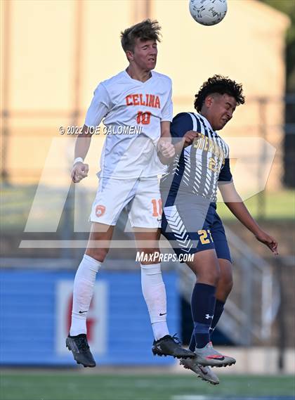 Thumbnail 1 in Celina vs Stephenville (UIL 4A Boys Soccer State Semifinal) photogallery.