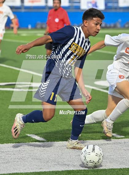 Thumbnail 1 in Celina vs Stephenville (UIL 4A Boys Soccer State Semifinal) photogallery.