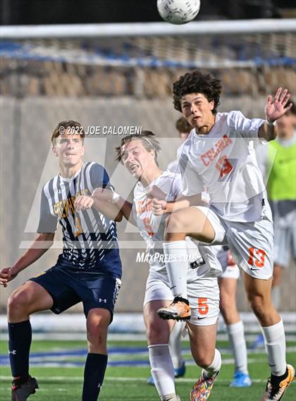 Thumbnail 1 in Celina vs Stephenville (UIL 4A Boys Soccer State Semifinal) photogallery.
