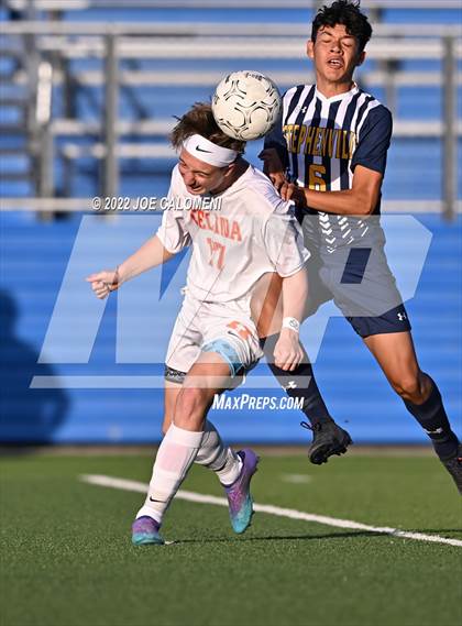 Thumbnail 1 in Celina vs Stephenville (UIL 4A Boys Soccer State Semifinal) photogallery.