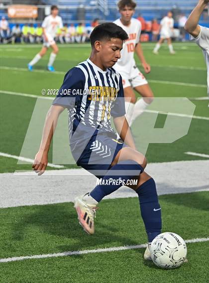 Thumbnail 3 in Celina vs Stephenville (UIL 4A Boys Soccer State Semifinal) photogallery.
