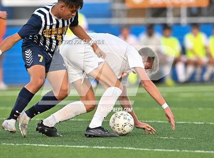 Thumbnail 3 in Celina vs Stephenville (UIL 4A Boys Soccer State Semifinal) photogallery.