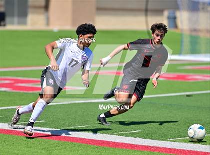 Thumbnail 1 in Austin Achieve vs. Gainesville (UIL 4A Soccer Division II Final) photogallery.