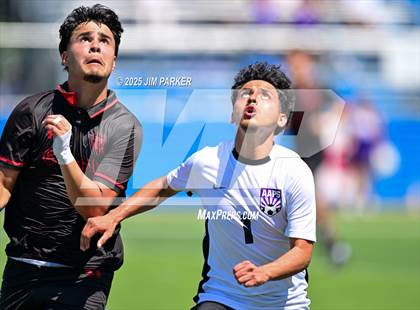 Thumbnail 1 in Austin Achieve vs. Gainesville (UIL 4A Soccer Division II Final) photogallery.