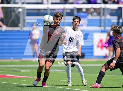 Thumbnail 2 in Austin Achieve vs. Gainesville (UIL 4A Soccer Division II Final) photogallery.