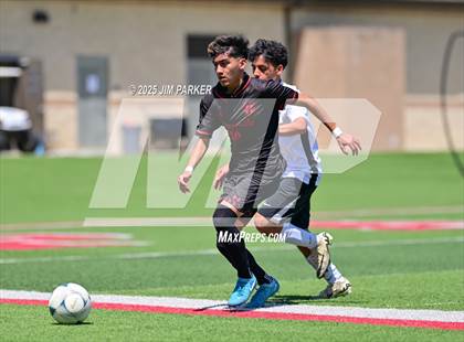 Thumbnail 1 in Austin Achieve vs. Gainesville (UIL 4A Soccer Division II Final) photogallery.