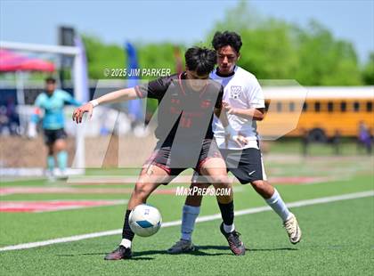 Thumbnail 2 in Austin Achieve vs. Gainesville (UIL 4A Soccer Division II Final) photogallery.
