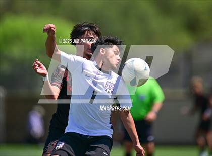 Thumbnail 2 in Austin Achieve vs. Gainesville (UIL 4A Soccer Division II Final) photogallery.